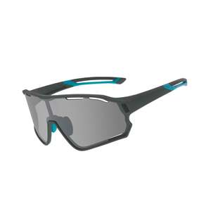 Lunettes de soleil de vélo légères Lunettes avec logo personnalisé avec grands verres polarisés pour une clarté optimale - Product Image 2