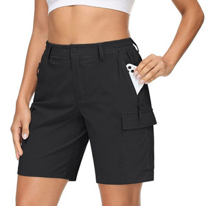 OEM Customised Logo <b>Women's</b> Jeans High-Waist Flip Pocket <b>Cargo</b> 2025 Denim <b>Short</b> Jeans <b>Women's</b> <b>Cargo</b> Jeans - Product Image 5