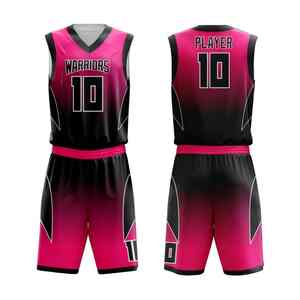 Uniforme de baloncesto personalizado, proveedor de fábrica, tela suave transpirable que absorbe la humedad, adecuado para entrenamiento de gimnasia y partidos - Product Image 3