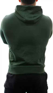 Venta al por mayor por encargo de talla grande de los hombres 100% algodón sudaderas con capucha de manga larga cuello de invierno patrón de impresión - Product Image 2
