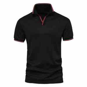 Camiseta de Golf Personalizada de Punto Sólido 100% Algodón de Secado Rápido al por Mayor para Jugadores de Equipo Adultos - Product Image 5