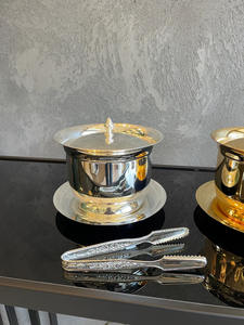 Cubo de hielo de metal de calidad superior con asas resistentes, perfecto para mantener las bebidas frías en fiestas, bodas y eventos al aire libre - Product Image 4