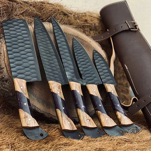 Ensemble de couteaux de chef en acier Damas de qualité supérieure, design personnalisé, fabriqué dans les meilleurs matériaux - Product Image 1