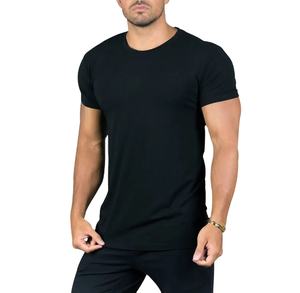 Camiseta Personalizada de Alta Calidad para Hombre, Cuello Redondo, 95% Bambú, 5% Elastano, Manga Corta, 2026 - Product Image 3