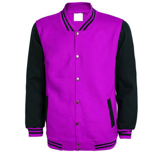 Men's Oversized Varsity Coat Jacket for Cold Winter Stylish Streetwear with Stand Collar <b>Woolen</b> Fabric OEM Service Available - Product Image 4