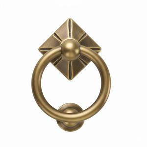 Modern Design Metal Brass <b>Door</b> <b>Knocker</b> Antique <b>Gold</b> Finished Home Hotel Hardware Furniture Tool Decorative <b>Door</b> <b>Knocker</b> - Product Image 1