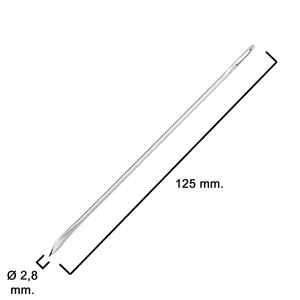 Ago curvo per insacchettamento n. 5 2,5x125 mm. - Product Image 1