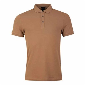 Haute qualité blanc et noir contraste hommes femmes polos respirant Anti-rides à manches courtes boutons Polo chemise - Product Image 4