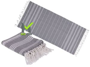 100% coton jette des tissages personnalisés gaufré Jacquard hareng os thermique sans accroc Leno tisse couleurs tailles poids en vrac - Product Image 4