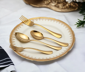 Ensemble de couverts en laiton vintage au design tendance pour une expérience culinaire parfaite pour les maisons traditionnelles et les dîners luxueux - Product Image 6