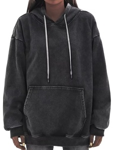 Sweat-shirts pour hommes effet délavé, tissu doux et confortable, look élégant, parfait pour un style décontracté, avec poches, anti-boulochage, pour l'automne - Product Image 5