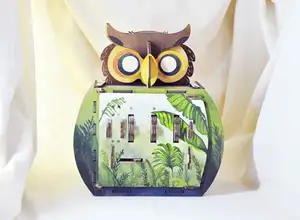 Owl Wooden Model Kit