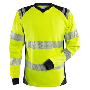 เสื้อโปโลแขนยาวสะท้อนแสงสำหรับใส่ทำงานโลโก้ออกแบบได้ตามต้องการ - Product Image 1