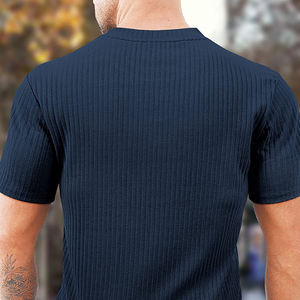 Camisetas personalizadas de alta calidad para hombre, ropa 100% de algodón, informal, lisa, de gran tamaño, venta al por mayor - Product Image 6