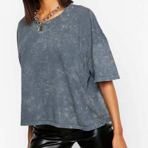 Camiseta en blanco de moda para mujer, camiseta Vintage de manga larga desgastada con lavado ácido, camiseta de gran tamaño Boxy Fit transpirable para niñas - Product Image 5