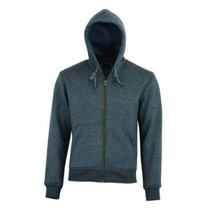 Sudaderas con cremallera para hombre, venta al por mayor, superventas, Color sólido básico, ropa de invierno, estilo informal, diseño en blanco, sudaderas con capucha de algodón 100% para hombre - Product Image 2