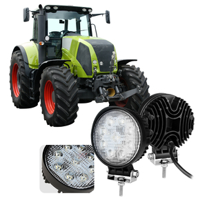 4.5 inch <span class=keywords><strong>LED</strong></span> tròn làm việc ánh sáng 9 cái 27 Wát không thấm nước trắng rộng lũ dài tại chỗ chùm cho máy kéo làm việc - Product Image 4