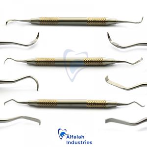 Juego de 3 instrumentos periodontales de ortodoncia Dental Manuel de calidad superior, cuchillos de mango hueco Orban, instrumentos de Periodoncia - Product Image 1