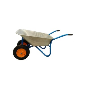 Plateau en métal robuste à haute charge avec roue de baignoire pneumatique brouette en gros - Product Image 5