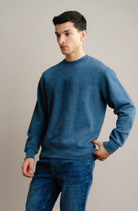 Sudadera con capucha clásica de algodón con logotipo bordado para hombre, sudadera con jersey de lana OEM, cómoda, fabricada por Huzaifa Products - Product Image 4