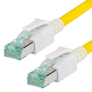 Cavo patch LED Cat.6a RJ45 giallo 4 m - Product Image 1