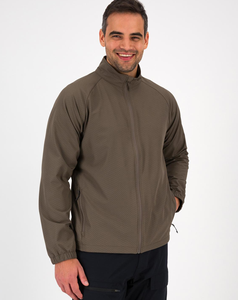 ABINZ ENTERPRISES 2026 Custom Made Men Olive Green <b>Fleece</b> Jacket Stand Collar Zipper Closure Casual Waterproof Windproof Autumn - Product Image 6