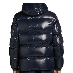 Blouson matelassé à capuche pour homme personnalisé, style streetwear, col montant, rembourrage standard d'hiver, prix raisonnables - Product Image 2
