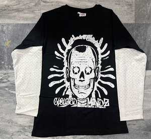 เสื้อยืดพิมพ์ลายสกรีนออกแบบได้เองเสื้อยืดแขนยาวสองชั้นสีดำและสีชมพู - Product Image 2