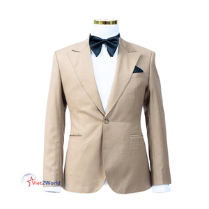 Nouveau Stock costume d'affaires pour hommes coupe asiatique Blazer et pantalon respirant et antistatique expédition rapide depuis le Viet Nam - Product Image 1
