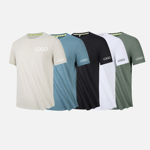 Camiseta para hombre 2024, entrenamiento para correr, secado rápido, logotipo deportivo comprimido, sublimación personalizada para gimnasio, camiseta para hombre, envío DDP - Product Image 1