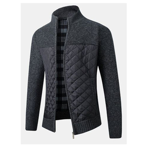 Chaqueta negra con bolsillos delanteros para hombre, chaqueta acolchada a prueba de viento de alta calidad, abrigos informales de talla grande, venta al por mayor, muy elegante - Product Image 3