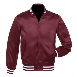 Chaqueta de satén para hombre de ropa informal a la venta en línea, chaqueta de satén ligera de alta calidad para uso masculino - Product Image 1