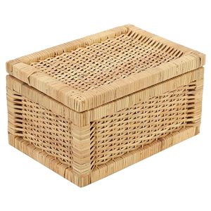 Produit de qualité supérieure tissé à la main grande capacité Bali paniers en rotin avec poignées pour la décoration de la maison prix de gros - Product Image 4