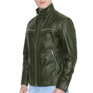 Veste en cuir pour homme, vente chaude, cuir véritable, coupe ajustée, veste en cuir pour homme, veste en cuir pour homme personnalisée - Product Image 4