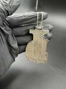 Colgante de Letra JD Personalizado de Moissanita Estilo Hip Hop, Plata 925 con Diamante de Corte Baguette, Joyería Fina, Colgantes y Dijes - Product Image 6