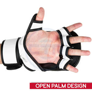 MMA Sparring Glove Gants de boxe pour l'entraînement des armes d'arts martiaux New Fashion Fitness PU Leather Accepter OEM Logos - Product Image 2