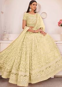 Belle Indienne Floral Imprimé Organza Lehenga Choli Avec Dupatta Pour Les Femmes, Partywear, Festive wear lehenga choli Duptta - Product Image 2