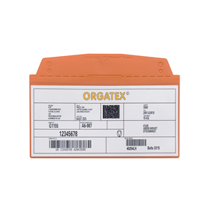 Taschina autoadesiva con 2 strisce adesive 1/3 DIN A4, Arancione, 10 pz. / Confezione.- 2SDSK/1310-08 - Product Image 1