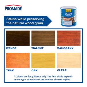 Protecteur de bois d'extérieur, à base d'eau, couleur noyer, finition mate, résistant aux UV, faible teneur en COV, sans solvant, 750 ml. - Product Image 5