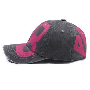 Distressed Washed Hat Custom Logo Embroidery Ready Wholesale Bulk <b>Cap</b> Blank <b>Vintage</b> Distressed <b>Cap</b> - Product Image 5