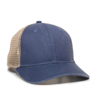 Marque qualité 6 panneau extérieur queue de cheval maille dos chapeau casquette lourd lavé structuré personnalisé papa casquette Sport casquette de Baseball soleil Golf chapeau - Product Image 6