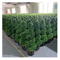 Ruopei 6 pieds vivant arbre artificiel haute qualité bonsaï arbre artificiel buis topiaire plante en jardinière marron en Stock