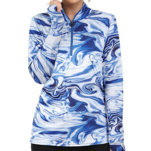 Sudadera con cuello levantado, manga larga, tela de poliéster, ropa informal, sudadera transpirable antiarrugas y sudaderas con capucha para mujer - Product Image 1