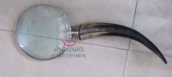 Silver & Natural Horn