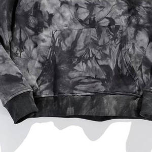 เสื้อฮู้ดดี้ผู้ชายคุณภาพสูงลายมัดย้อมสำหรับฤดูหนาว พร้อมโลโก้สั่งทำด้านหน้า ผ้าฝ้ายออร์แกนิค 100% แฟชั่นสตรีท สั่งทำได้ตามต้องการ ผ้าฝ้ายผสมพื้นฐาน - Product Image 6