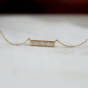 สร้อยคอเพชรทรงกลมทองคำเหลือง รับรองโดย IGI - Product Image 4