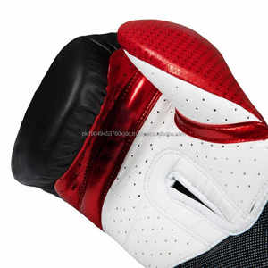 Guantes de boxeo de cuero de vaca de Estilo Mexicano profesional con cordones Equipo Guantes de lucha al por mayor - Product Image 2
