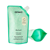 Pochette d'emballage souple réutilisable avec bec verseur pour shampoing, 500 ml (16,9 fl oz), 150 microns, OPP/NY/PE, finition mate vernie, jaune/vert/noir