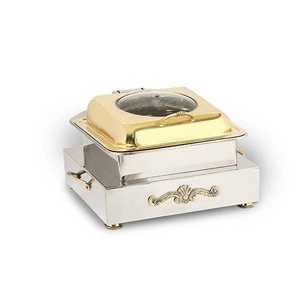 ที่อุ่นอาหารจานบุฟเฟ่ต์ทำจากสแตนเลส - Product Image 4