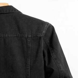 2024 personnalisé OEM hommes élégant poids lourd veste d'hiver de haute qualité Denim Street Wear respirant toile Plus décontracté - Product Image 4